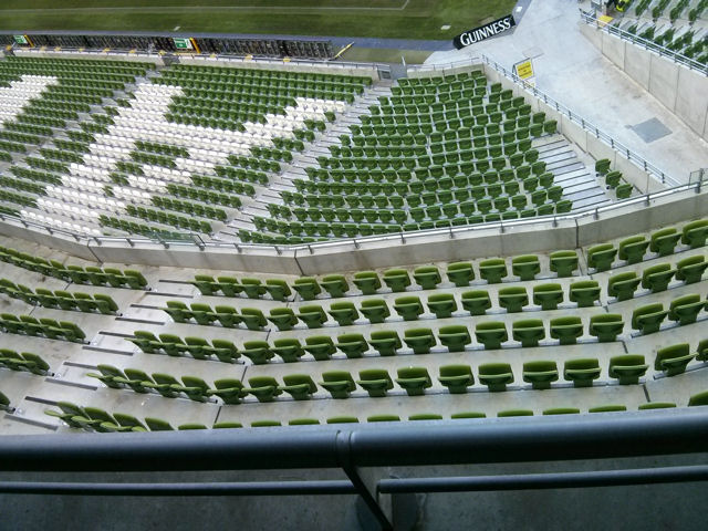 Aviva Stadium, Lansdowne Road, Dublin—Venue for T44U 2013
