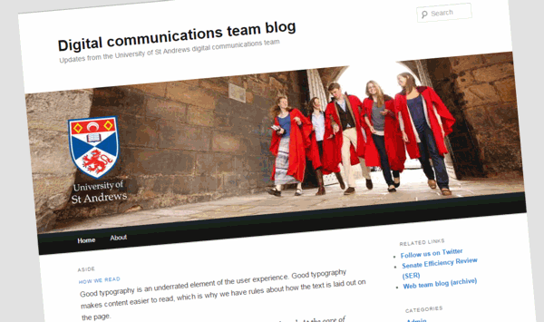 Digital communications team blog
