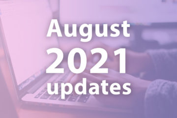 August 2021 updates
