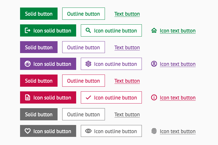 Example button components