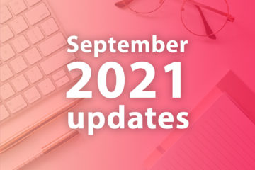 September 2021 updates
