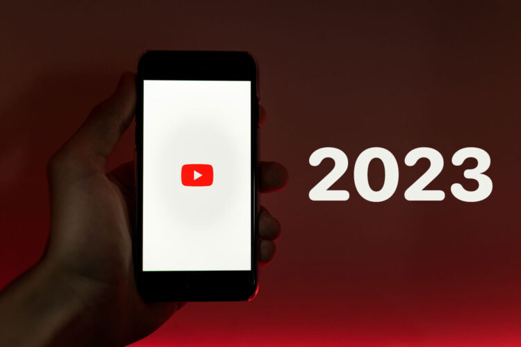 YouTube app on phone 2023