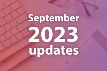 September 2023 updates